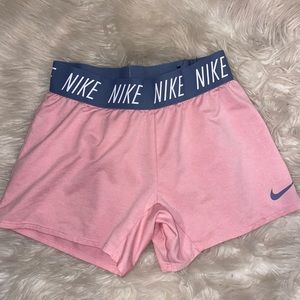 baby pink Nike shorts